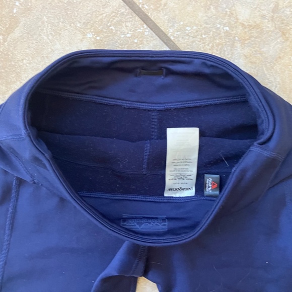 Patagonia Navy Polartec Fleece Leggings – Women’s XS - Picture 6 of 13